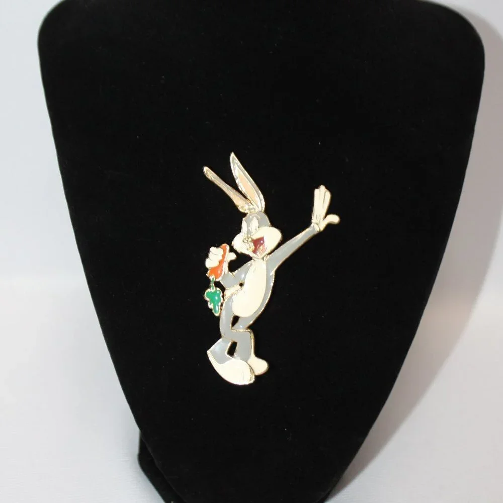 Vintage Bugs Bunny Warner Bros Metal Pin Brooch
